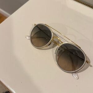 Authentic white rim ray bans